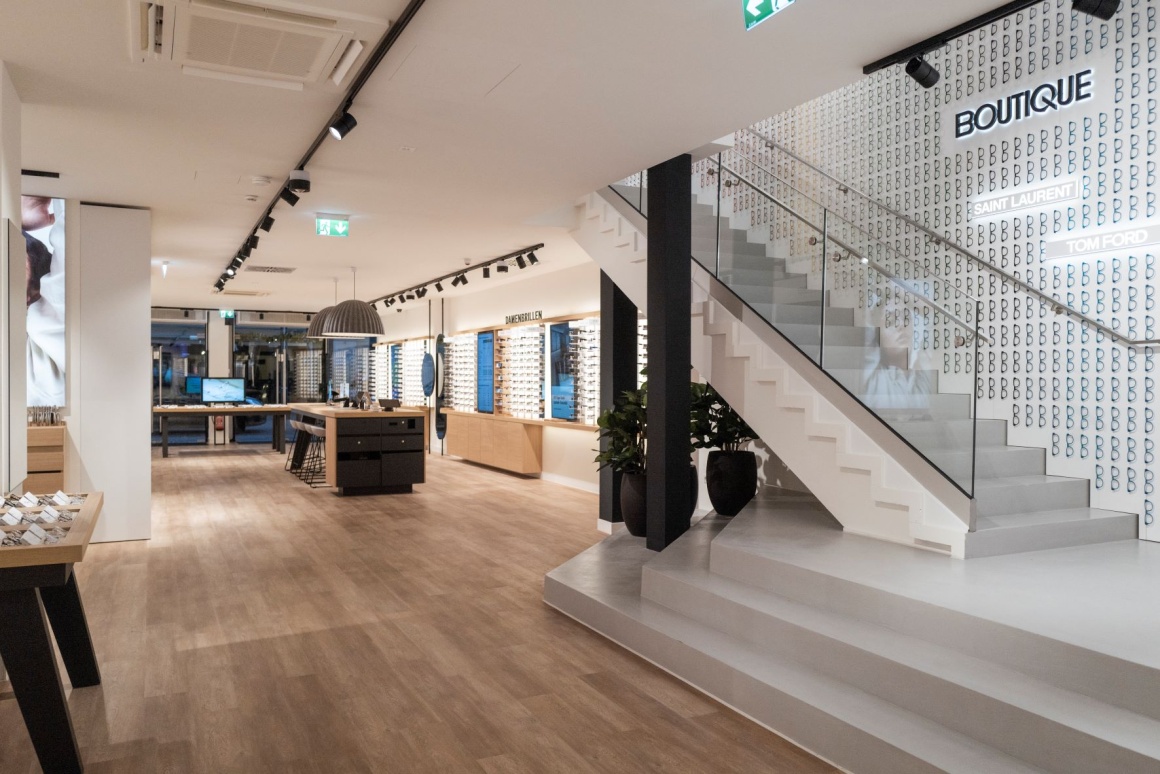 Interior view of the Mister Spex store in Cologne