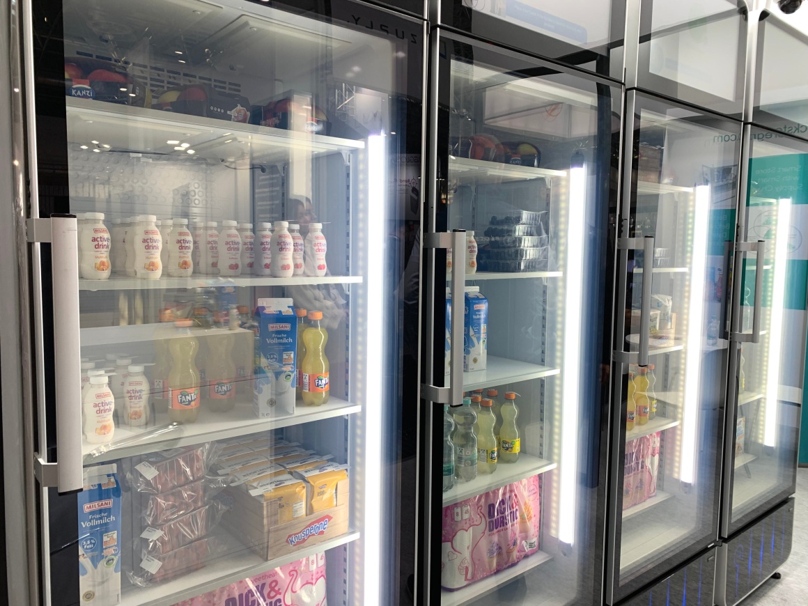 A series of refrigerators