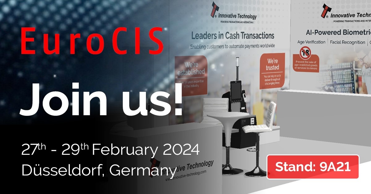 Photo: EuroCIS Germany next stop for ITL’s cash handling and age verification...
