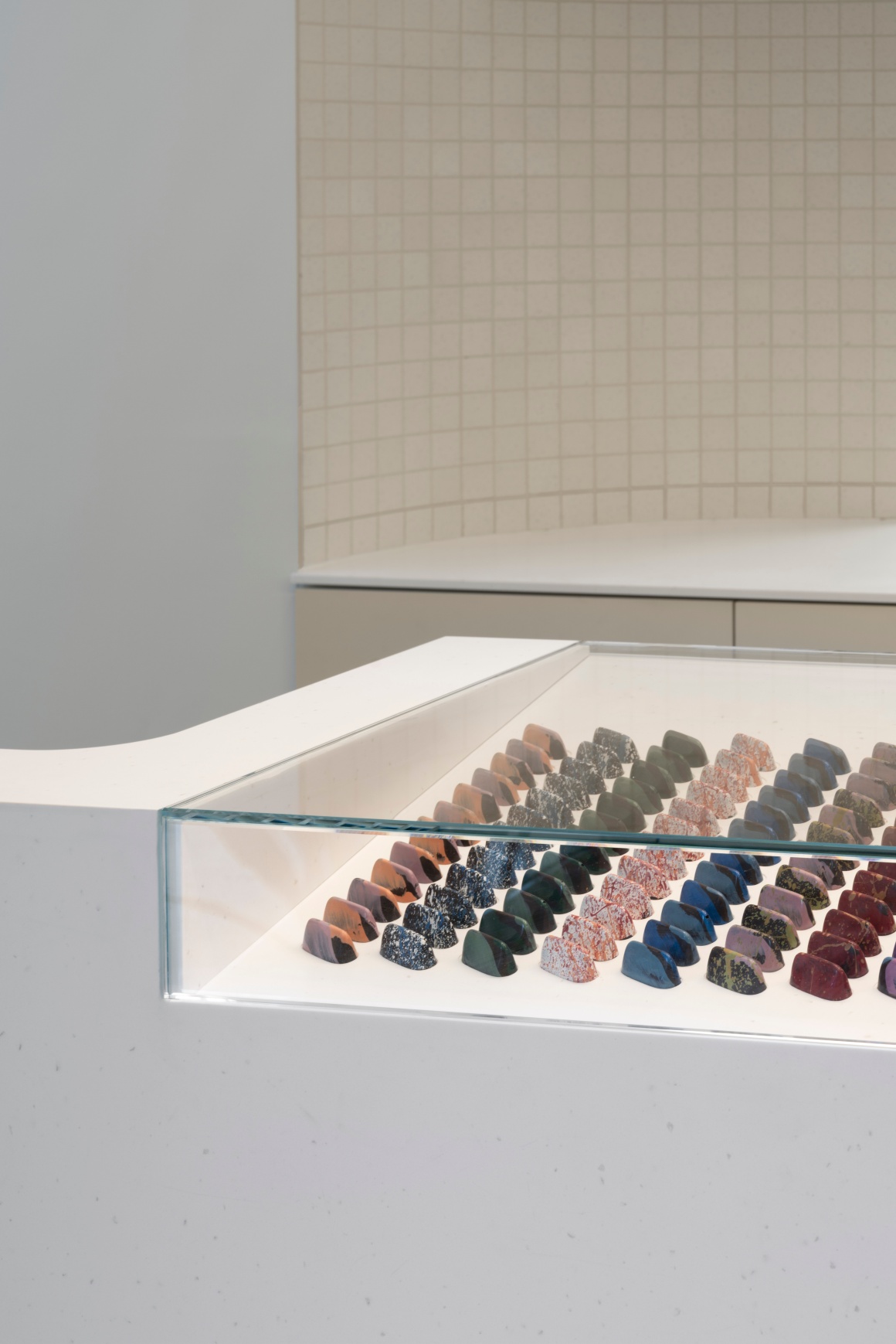 Sweets that look like marbled stones.