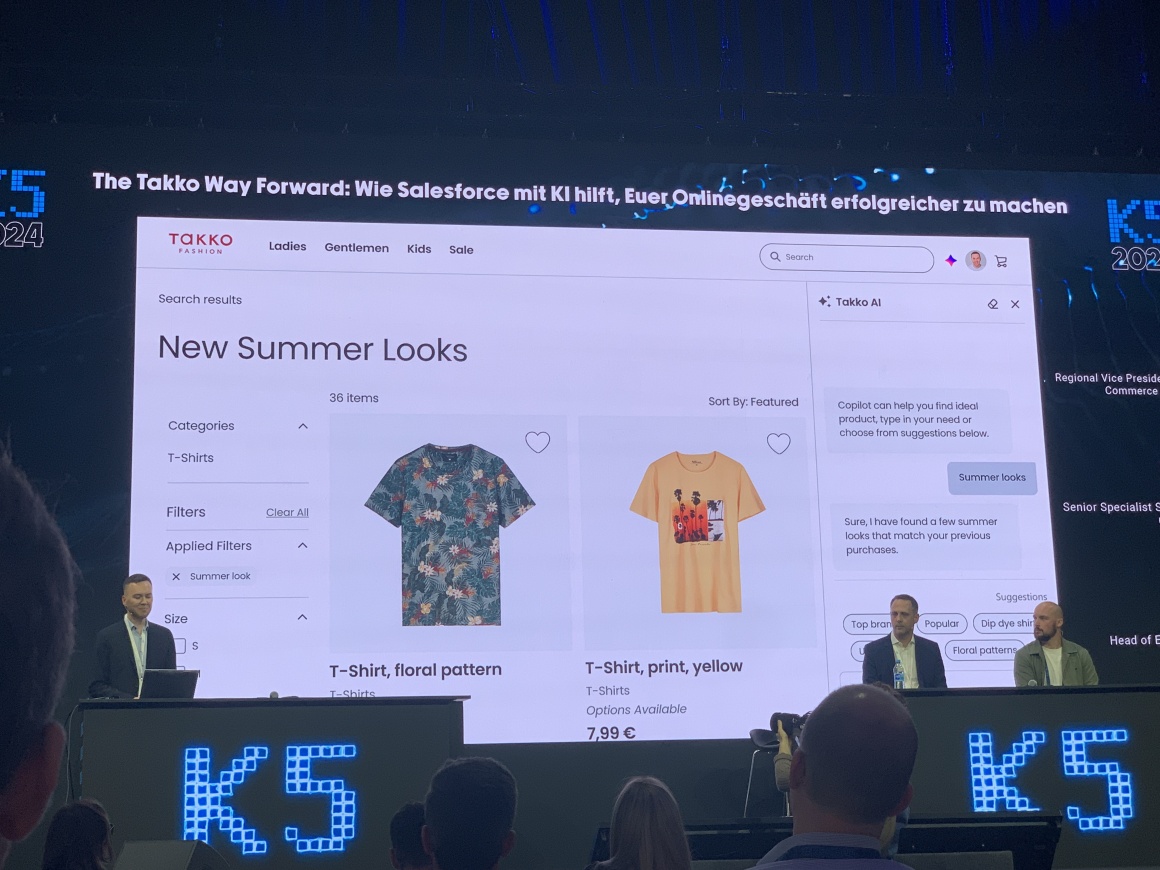 A presentation at the K5 FUTURE RETAIL CONFERENCE 2024 on the topic of AI....