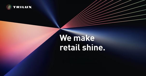 Logo und Grafik von Trilux zur EuroShop