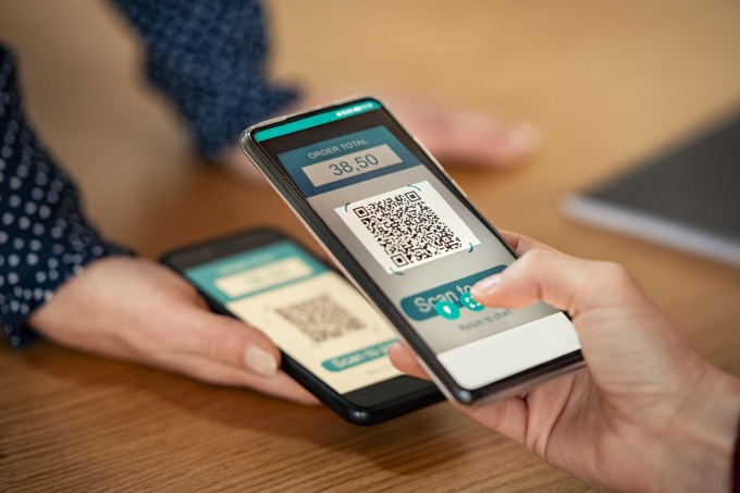 wallet-to-wallet payment symbolic