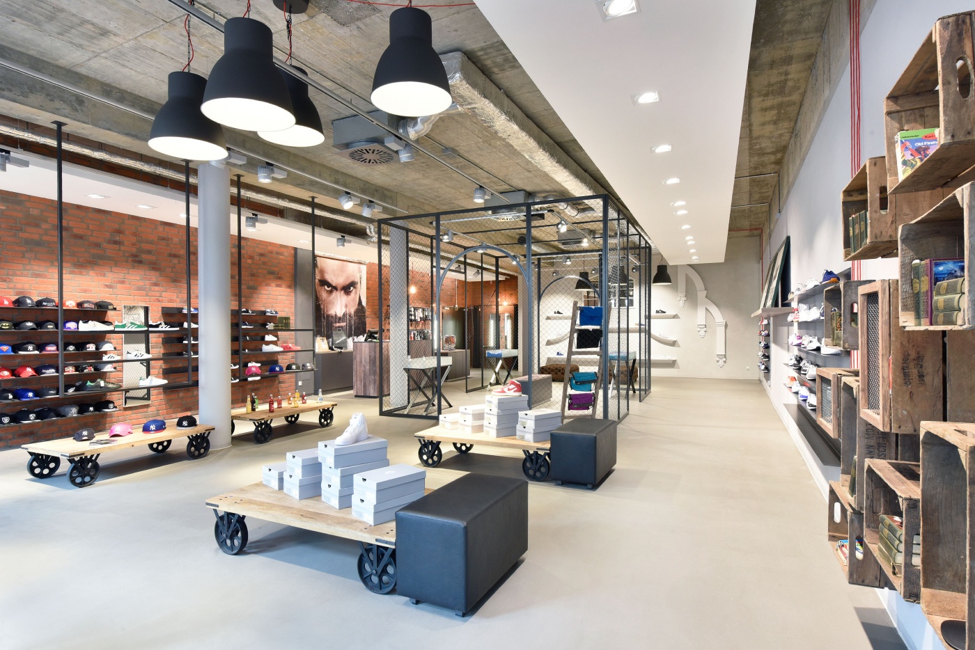 Photo: What shop design can look like: Sneakstar in Flensburg...