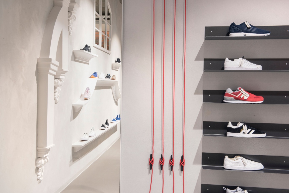 Photo: What shop design can look like: Sneakstar in Flensburg...