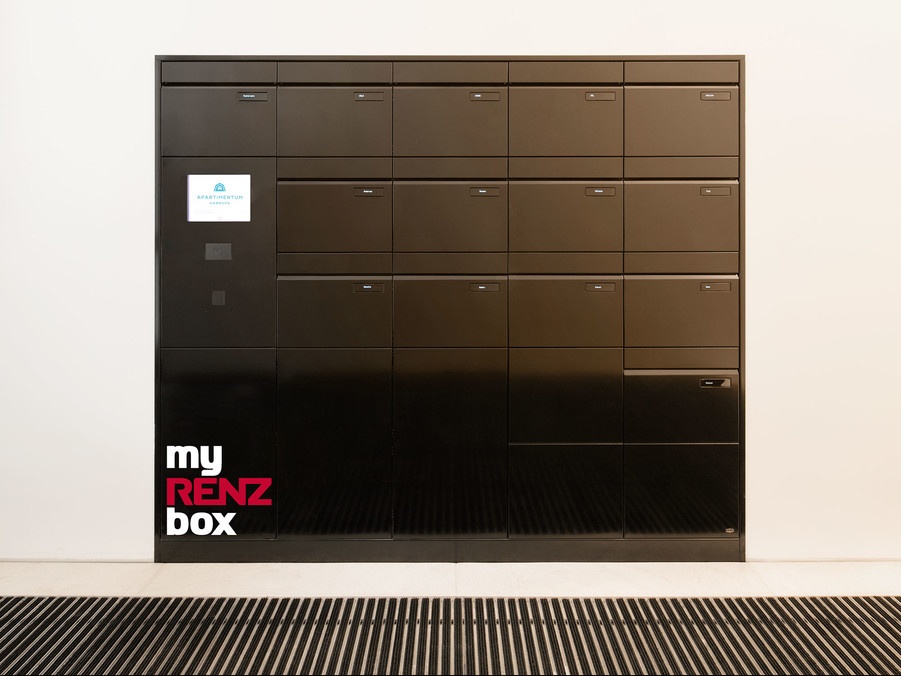 The intelligent parcel box solution makes receiving and returning packages...