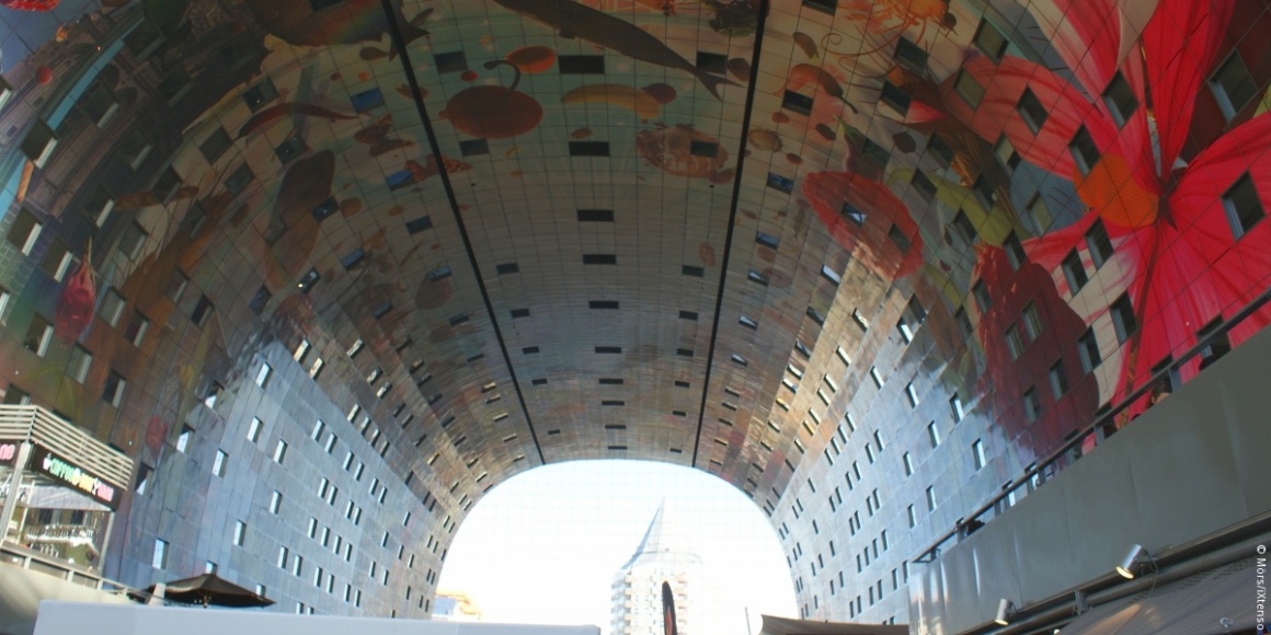 Photo: A different type of market: The Market Hall in Rotterdam...