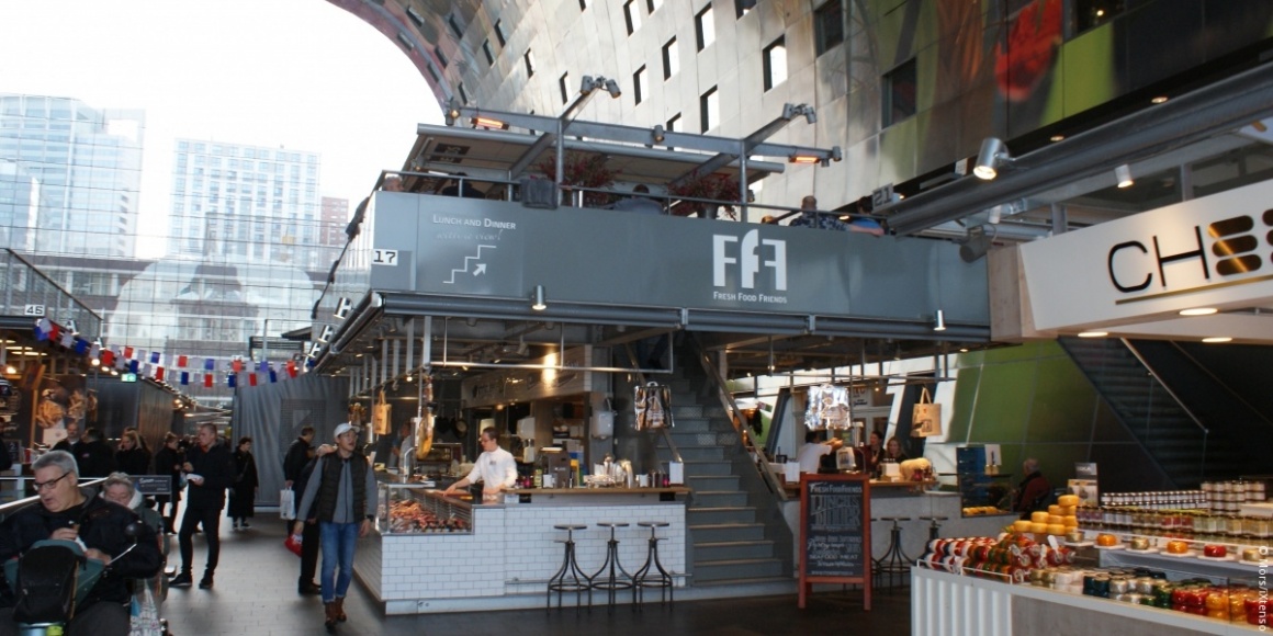 Photo: A different type of market: The Market Hall in Rotterdam...