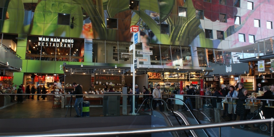 Photo: A different type of market: The Market Hall in Rotterdam...