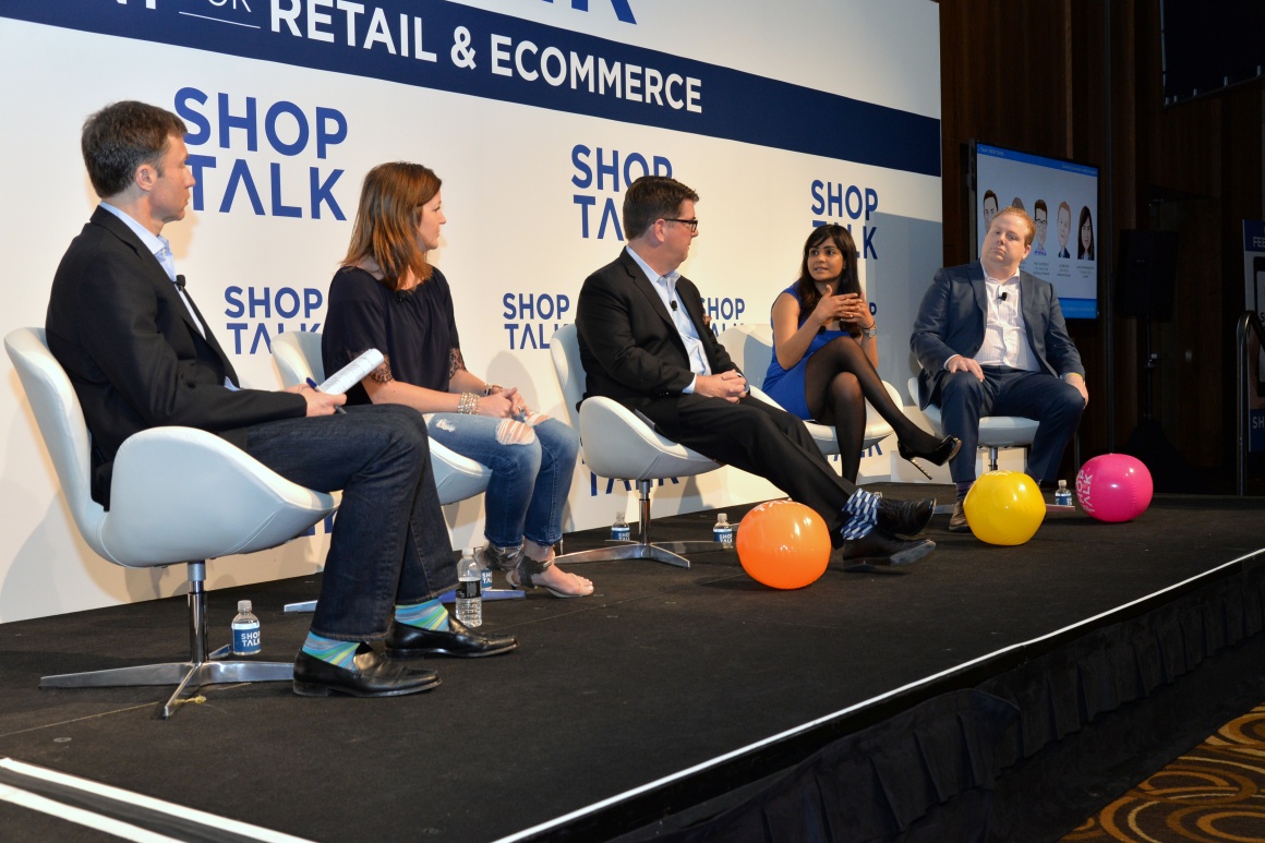 Photo: Panel discussion at a Shoptalk event; copyright: Shoptalk Europe...