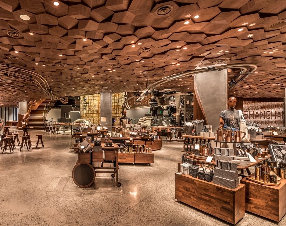 Starbucks Reserve Roastery in Shanghai