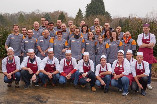 As from Wednesday 13 December, store manager Loic Jadin, head butcher Grégory...