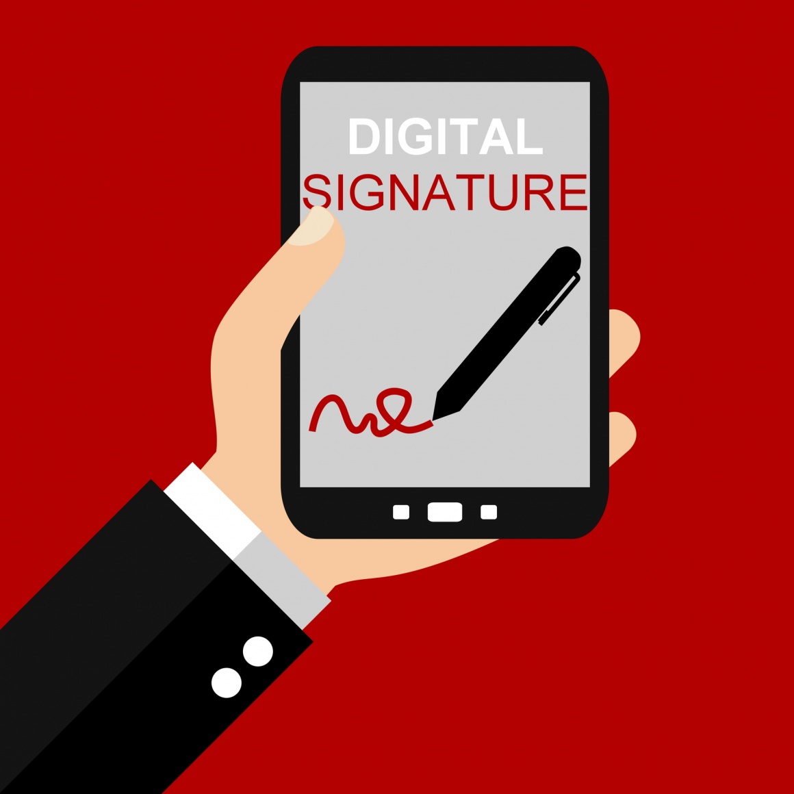 Digital Signature; Copyright: panthermedia.net/keport...