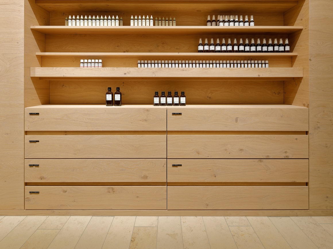 Photo: What shop design can look like: The Schubert pharmacy in Pullach on the...