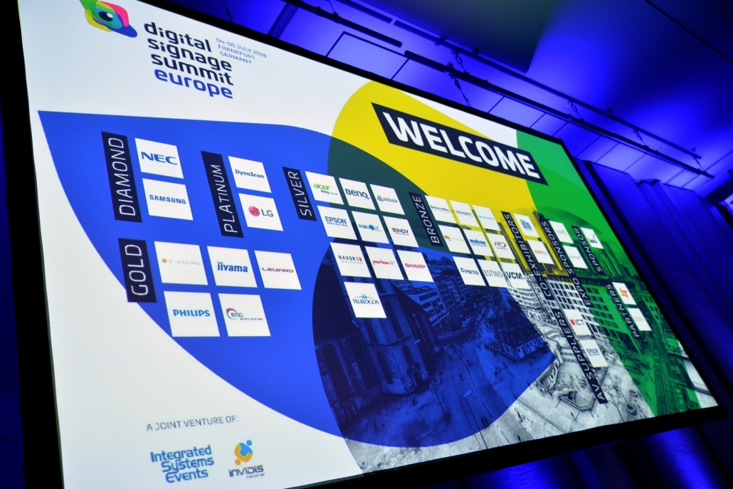 Digital Signage Summit Europe; Copyright: Digital Signage Summit Europe...