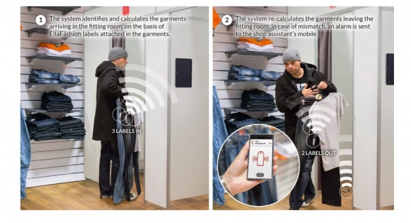 Photo: Digital fitting room application for fashion retailers...