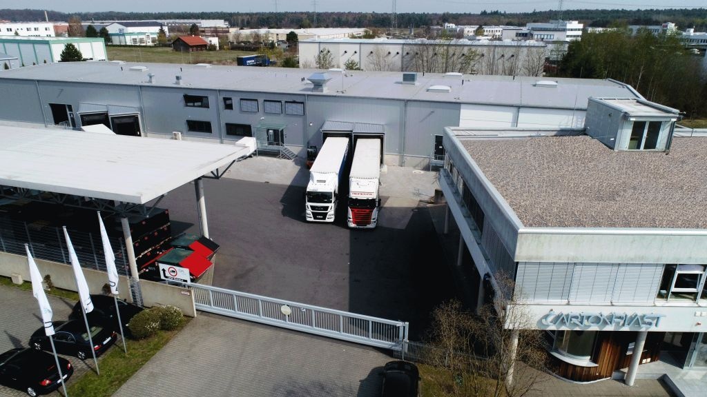 Cartonplast service center in Dietzenbach: top view...