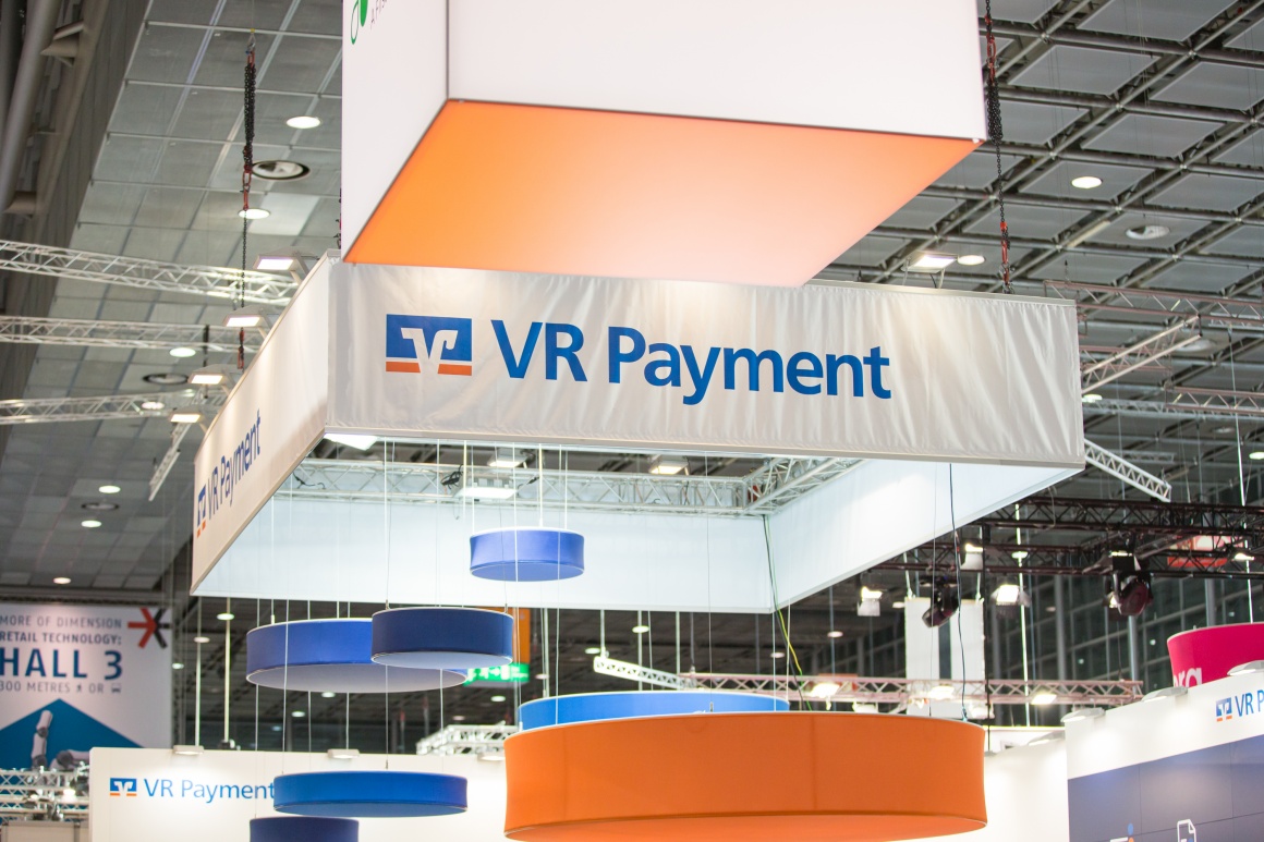 Booth of VR-Payment at the EuroShop 2020