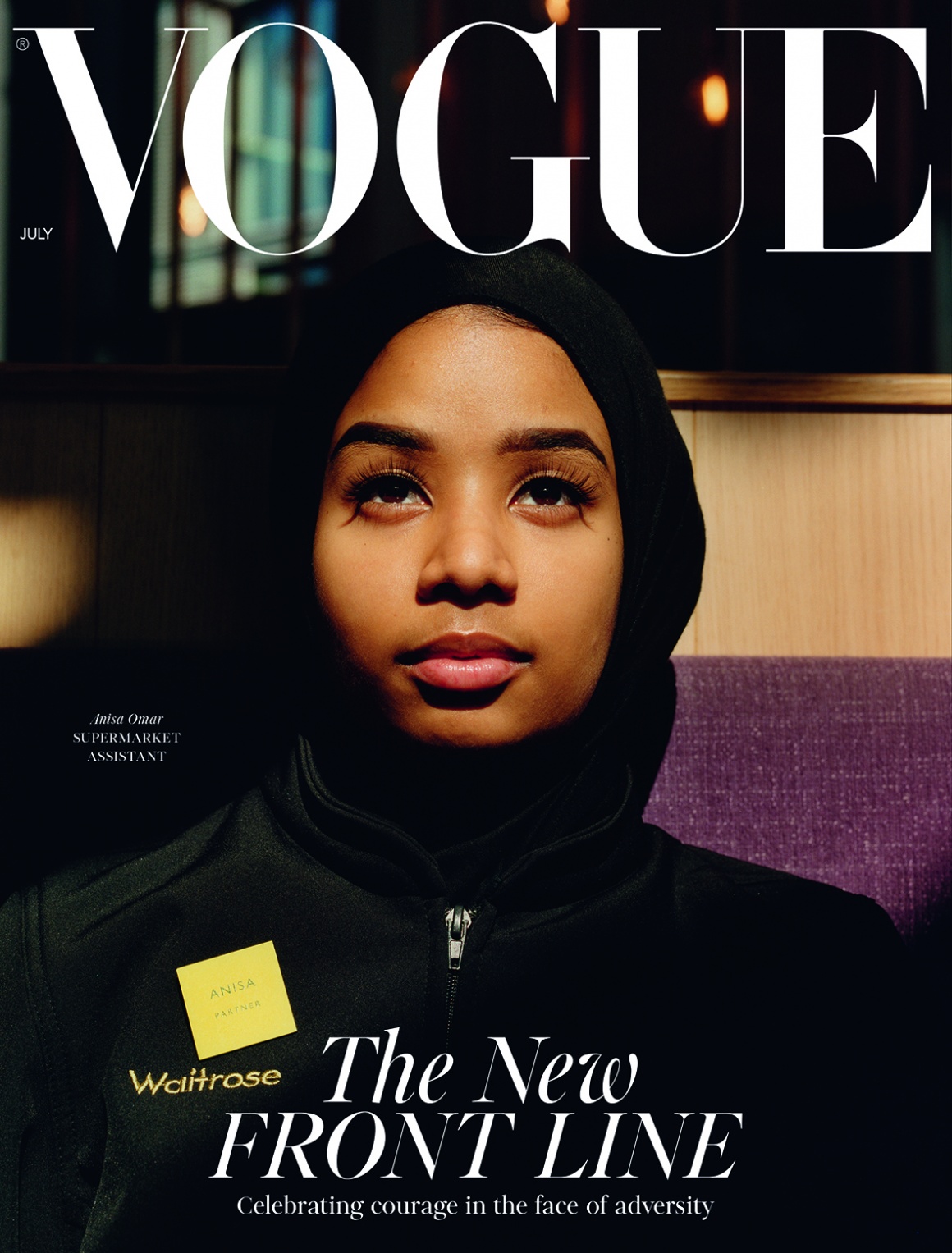 Photo: Cashier as british Vogue cover star