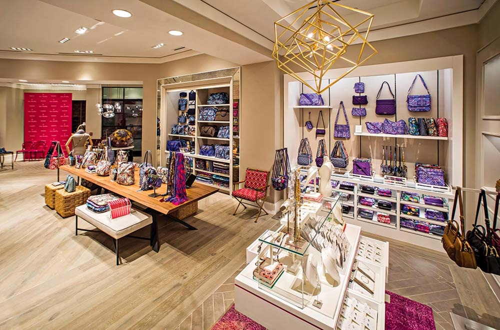 Interior view of a Vera Bradley store