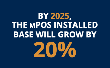 Infographic BY 2025,
THE MPOS INSTALLED BASE WILL GROW BY
20%...