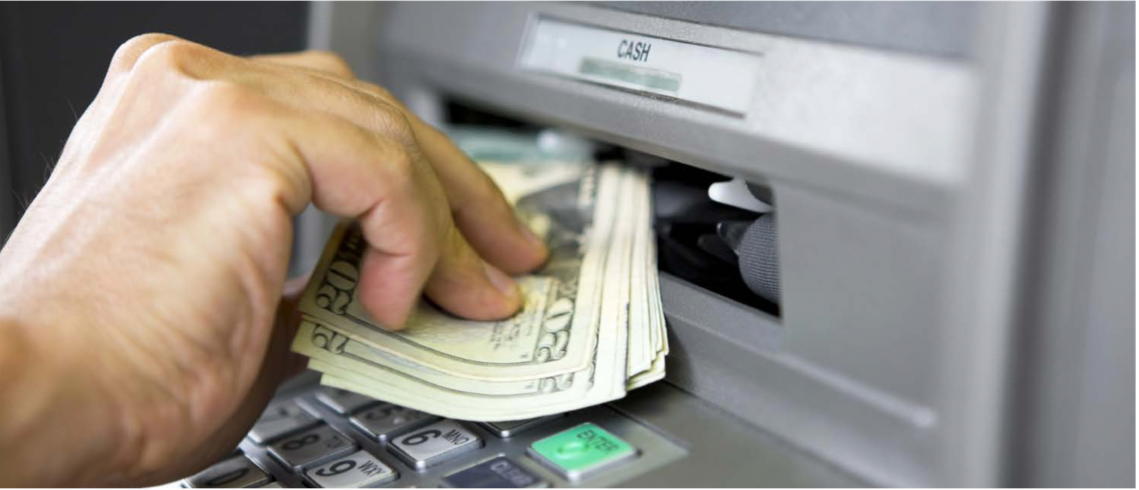 ATM hand-with-cash
